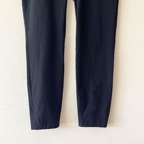 Eileen Fisher Black Back Ankle Zip Trouser Pants - Picture 3 of 8